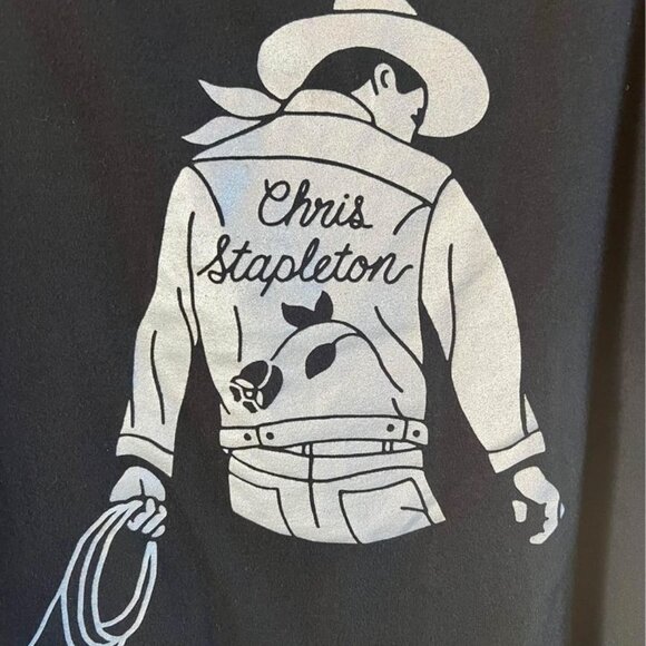 Black XL Adult Chris Stapleton Tank Top - Picture 5 of 7